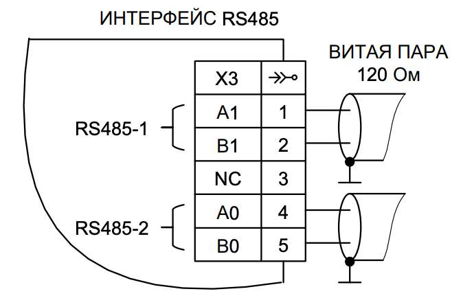 Схема подключения модуля телемеханики Меркурий 234