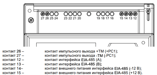 Распиновка Энергомера CE307 R33